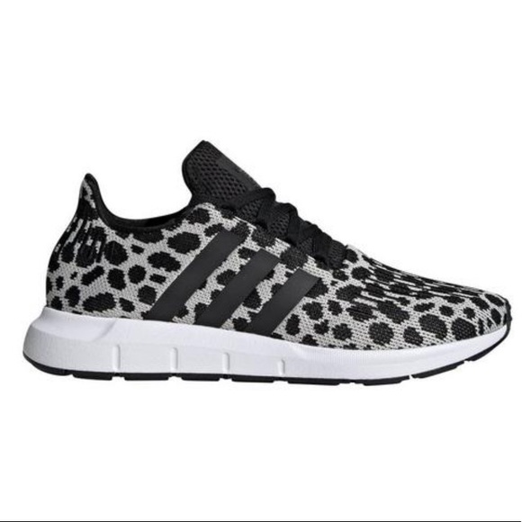 adidas Shoes - adidas Swift Run "Raw White/Black" Cheetah NIB